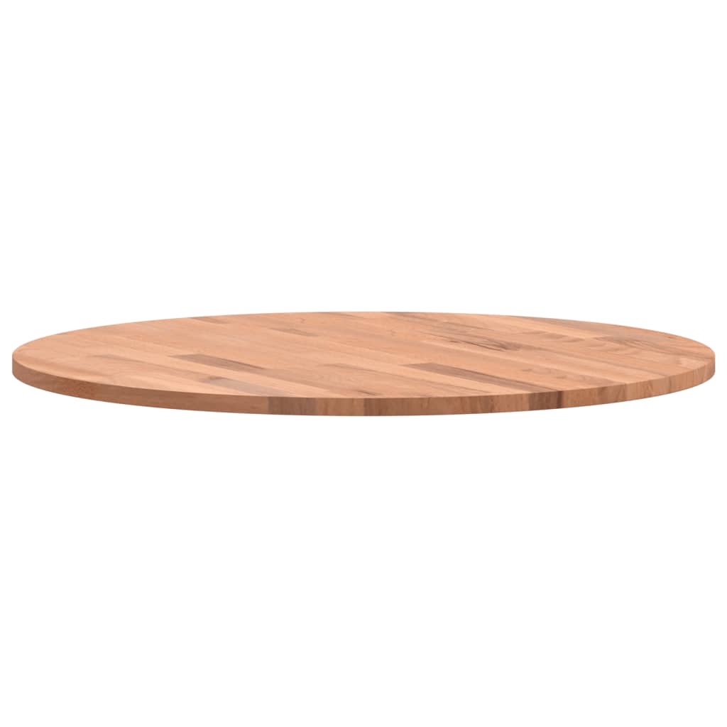 vidaXL Blat do stołu, Ø60x1,5 cm, okrągły, lite drewno bukowe