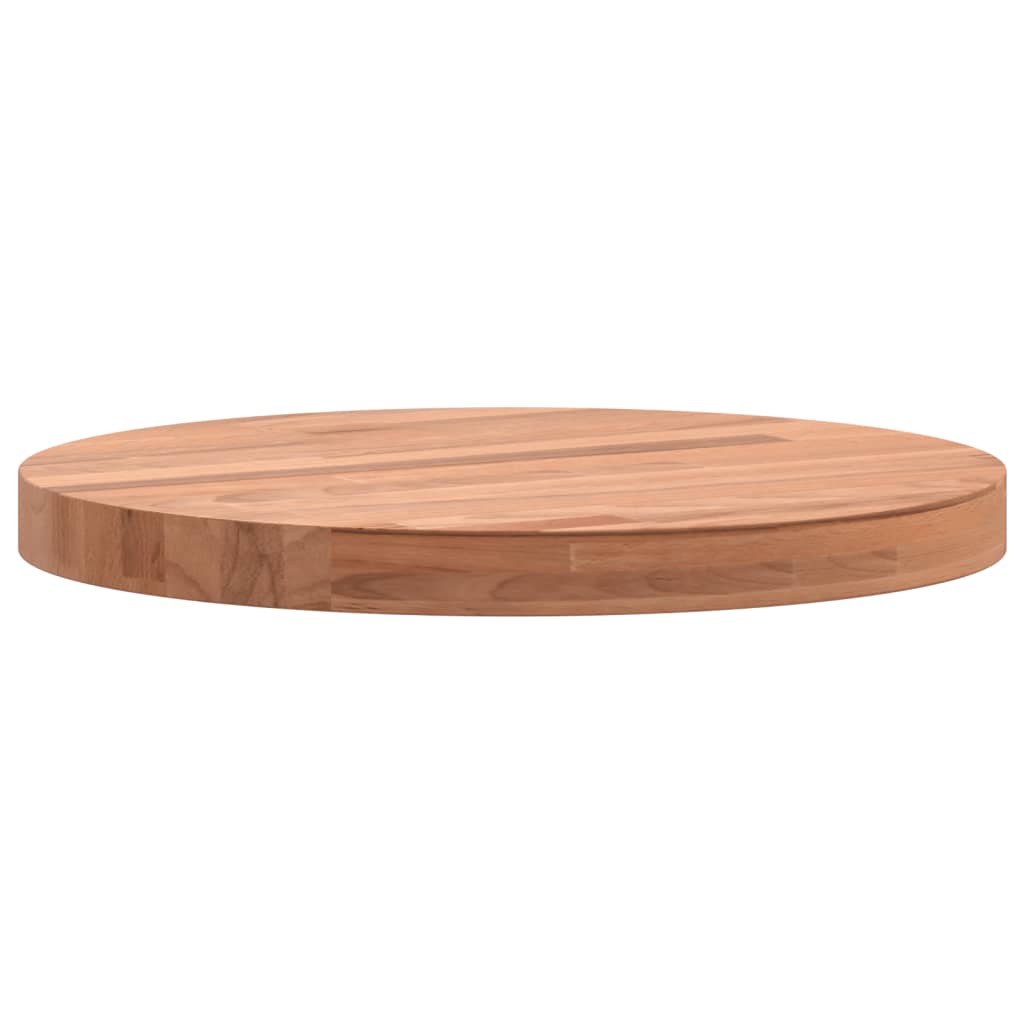 vidaXL Blat do stolika, Ø30x2,5 cm, okrągły, lite drewno bukowe