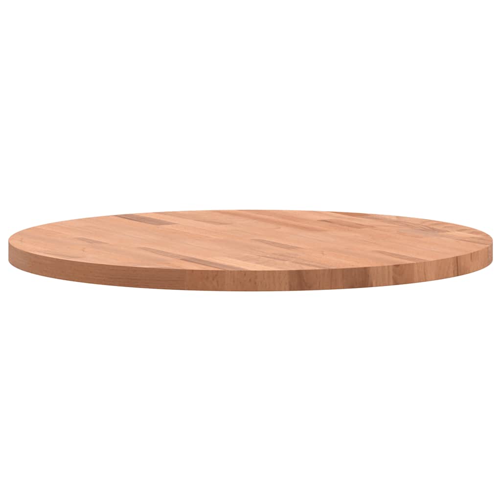 vidaXL Blat do stołu, Ø60x2,5 cm, okrągły, lite drewno bukowe