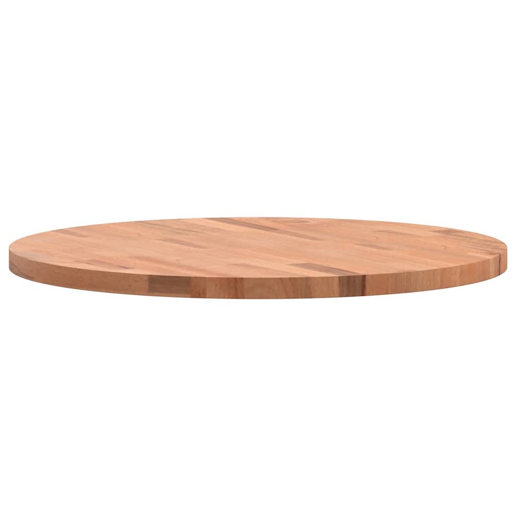 vidaXL Blat do stołu, Ø60x2,5 cm, okrągły, lite drewno bukowe