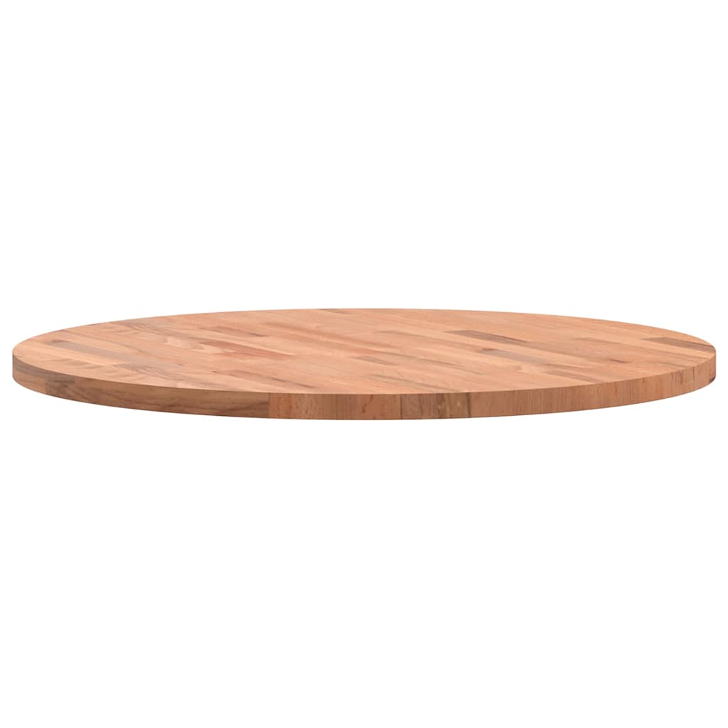 vidaXL Blat do stołu, Ø70x2,5 cm, okrągły, lite drewno bukowe