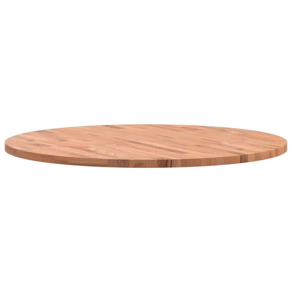 vidaXL Blat do stołu, Ø90x2,5 cm, okrągły, lite drewno bukowe