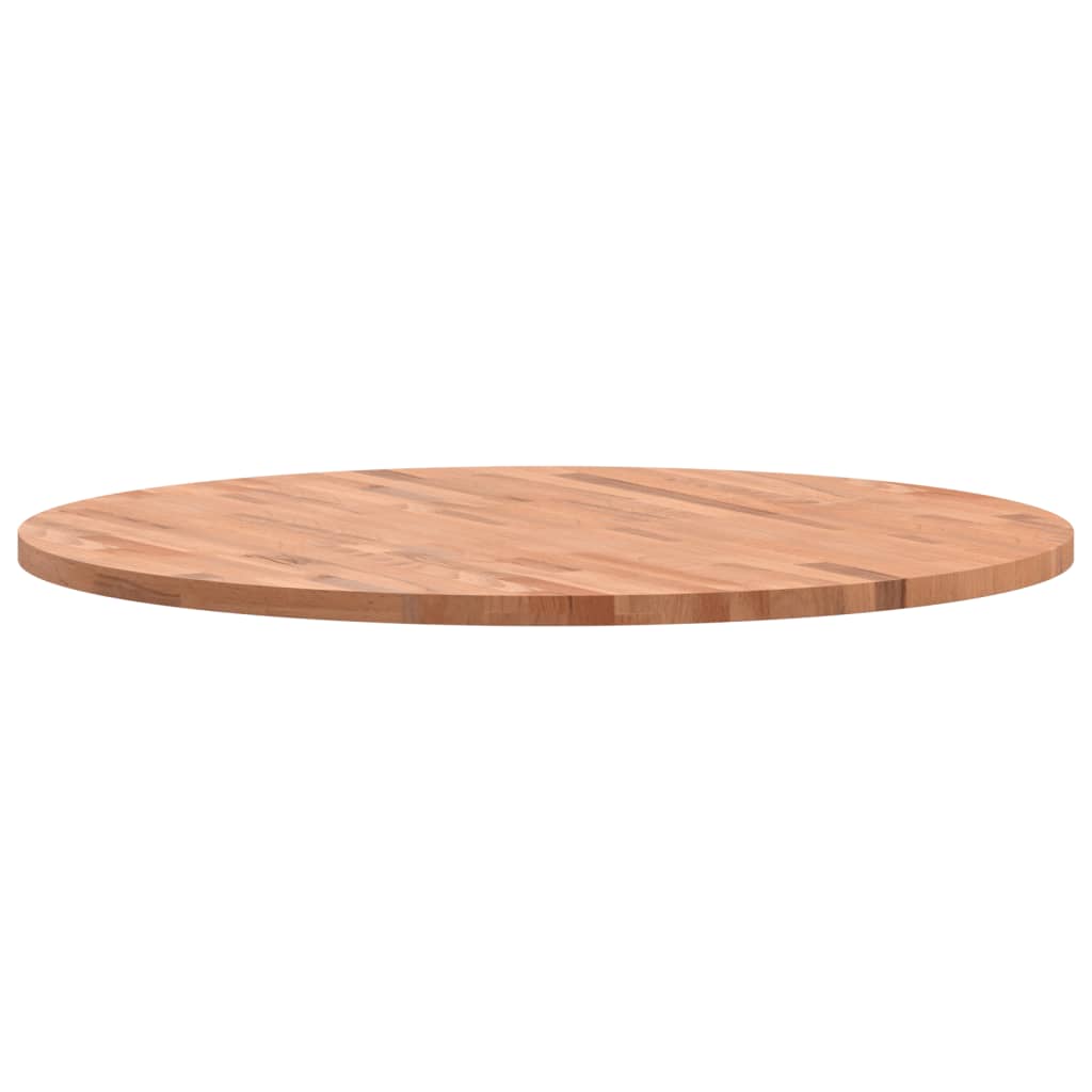 vidaXL Blat do stołu, Ø90x2,5 cm, okrągły, lite drewno bukowe