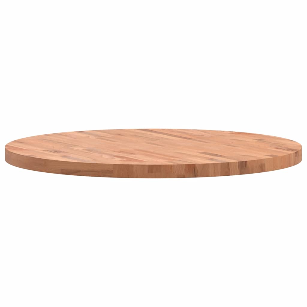 vidaXL Blat do stołu, Ø90x4 cm, okrągły, lite drewno bukowe