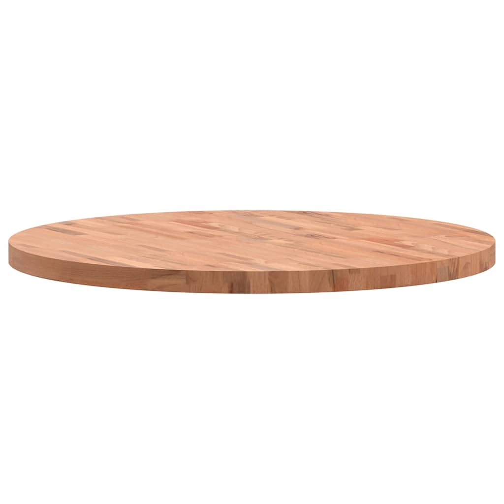 vidaXL Blat do stołu, Ø90x4 cm, okrągły, lite drewno bukowe