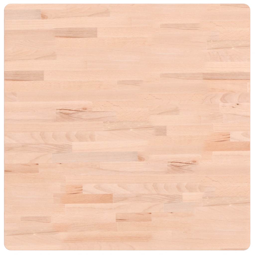 vidaXL Blat do stołu, 70x70x1,5 cm, kwadratowy, lite drewno bukowe
