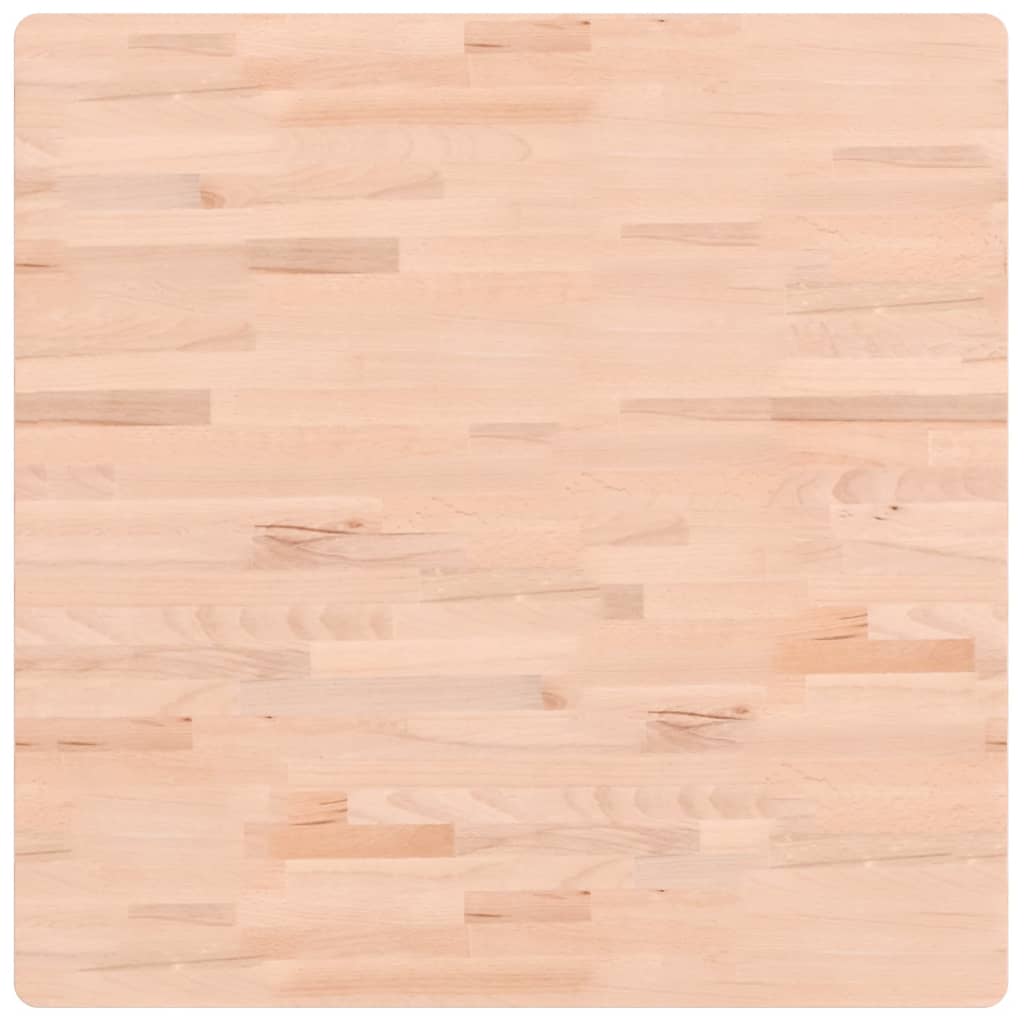 vidaXL Blat do stołu, 80x80x1,5 cm, kwadratowy, lite drewno bukowe