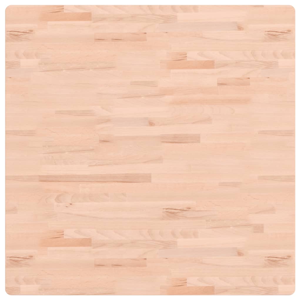 vidaXL Blat do stołu, 90x90x1,5 cm, kwadratowy, lite drewno bukowe
