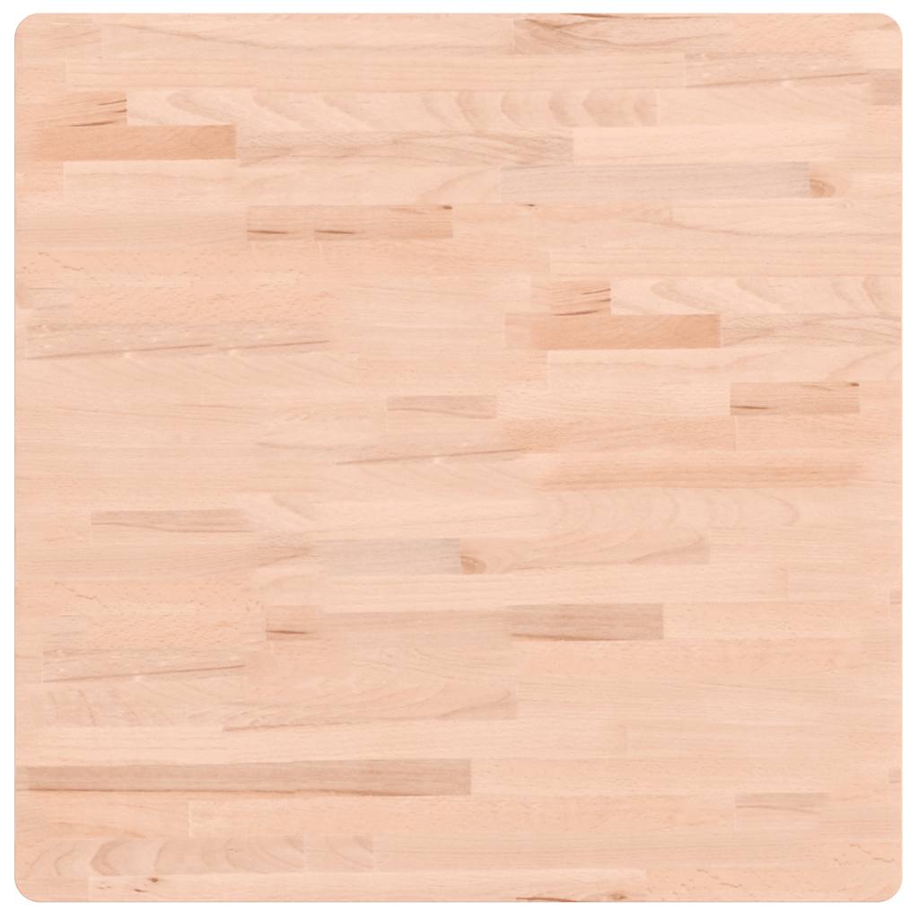 vidaXL Blat do stołu, 70x70x2,5 cm, kwadratowy, lite drewno bukowe