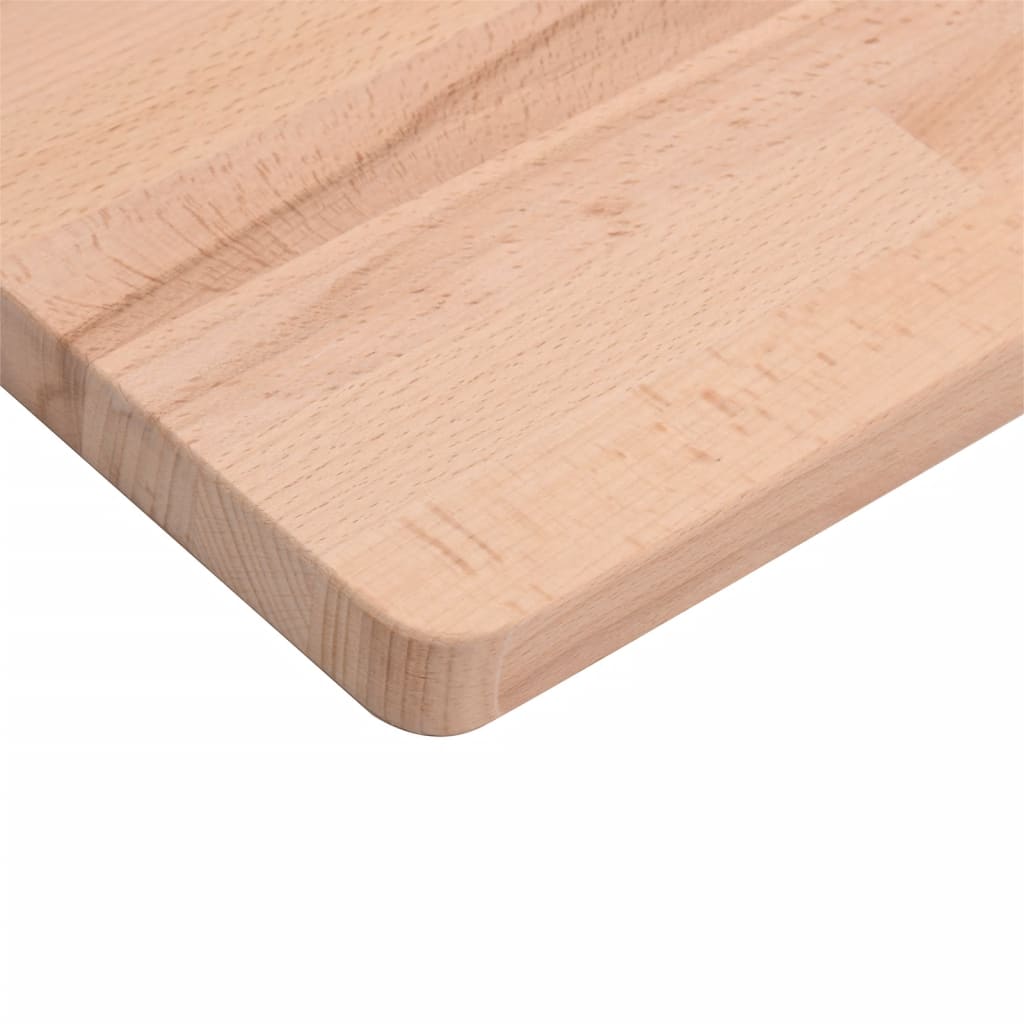 vidaXL Blat do stołu, 90x90x2,5 cm, kwadratowy, lite drewno bukowe