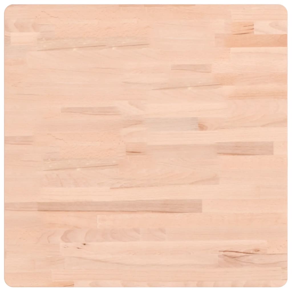 vidaXL Blat do stolika, 50x50x4 cm, kwadratowy, lite drewno bukowe