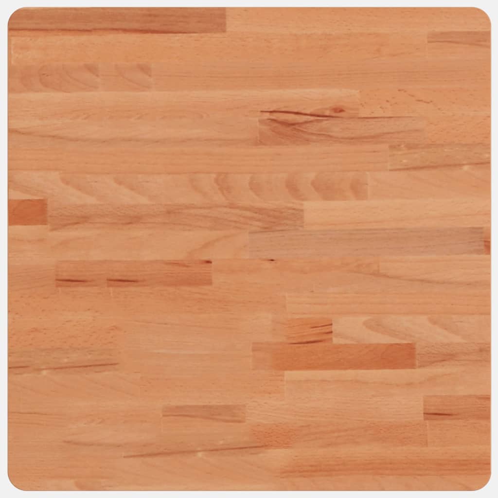 vidaXL Blat do stolika, 50x50x1,5 cm, kwadratowy, lite drewno bukowe