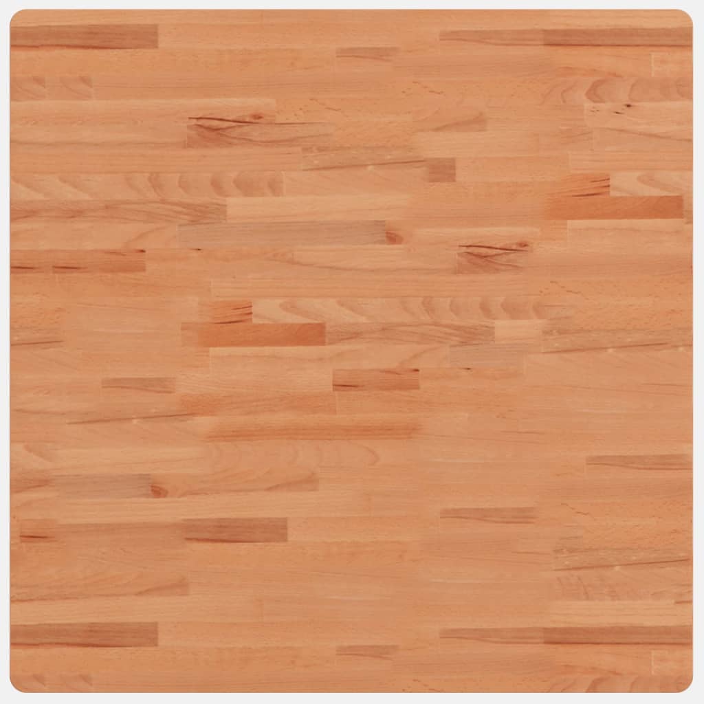 vidaXL Blat stołu, 80x80x1,5 cm, kwadratowy, lite drewno bukowe