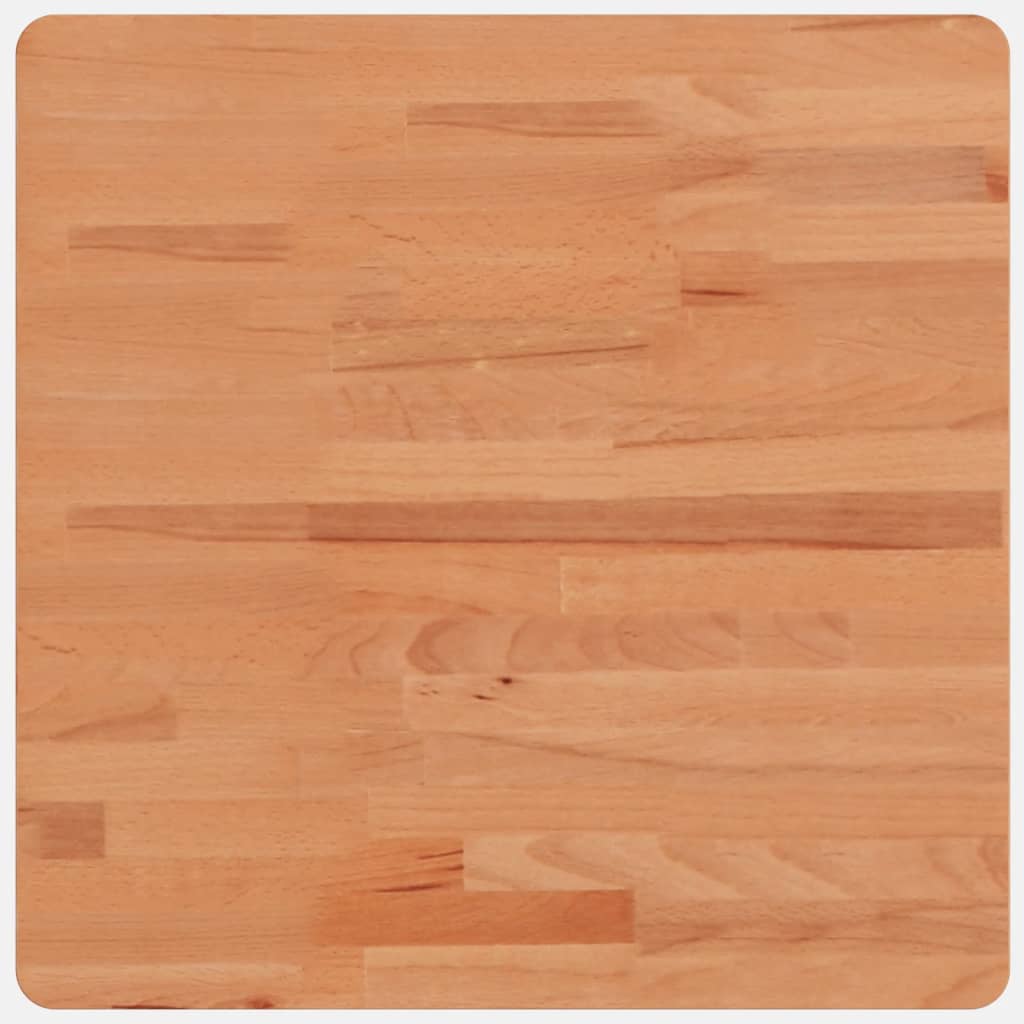 vidaXL Blat stołu, 50x50x2,5 cm, kwadratowy, lite drewno bukowe