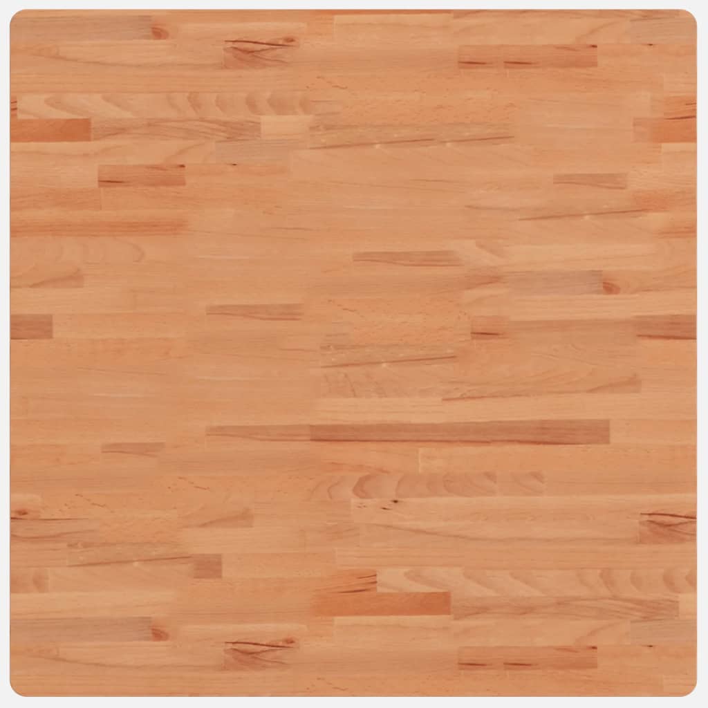 vidaXL Blat stołu, 80x80x4 cm, kwadratowy, lite drewno bukowe