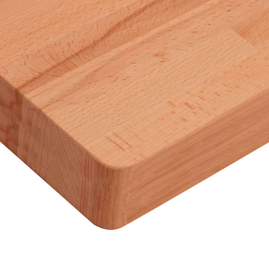 vidaXL Blat stołu, 80x80x4 cm, kwadratowy, lite drewno bukowe