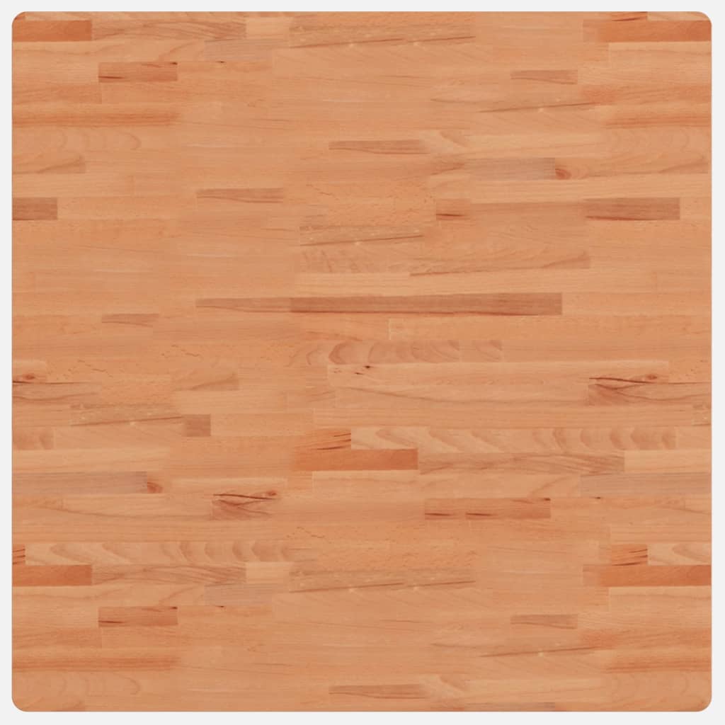 vidaXL Blat stołu, 90x90x4 cm, kwadratowy, lite drewno bukowe