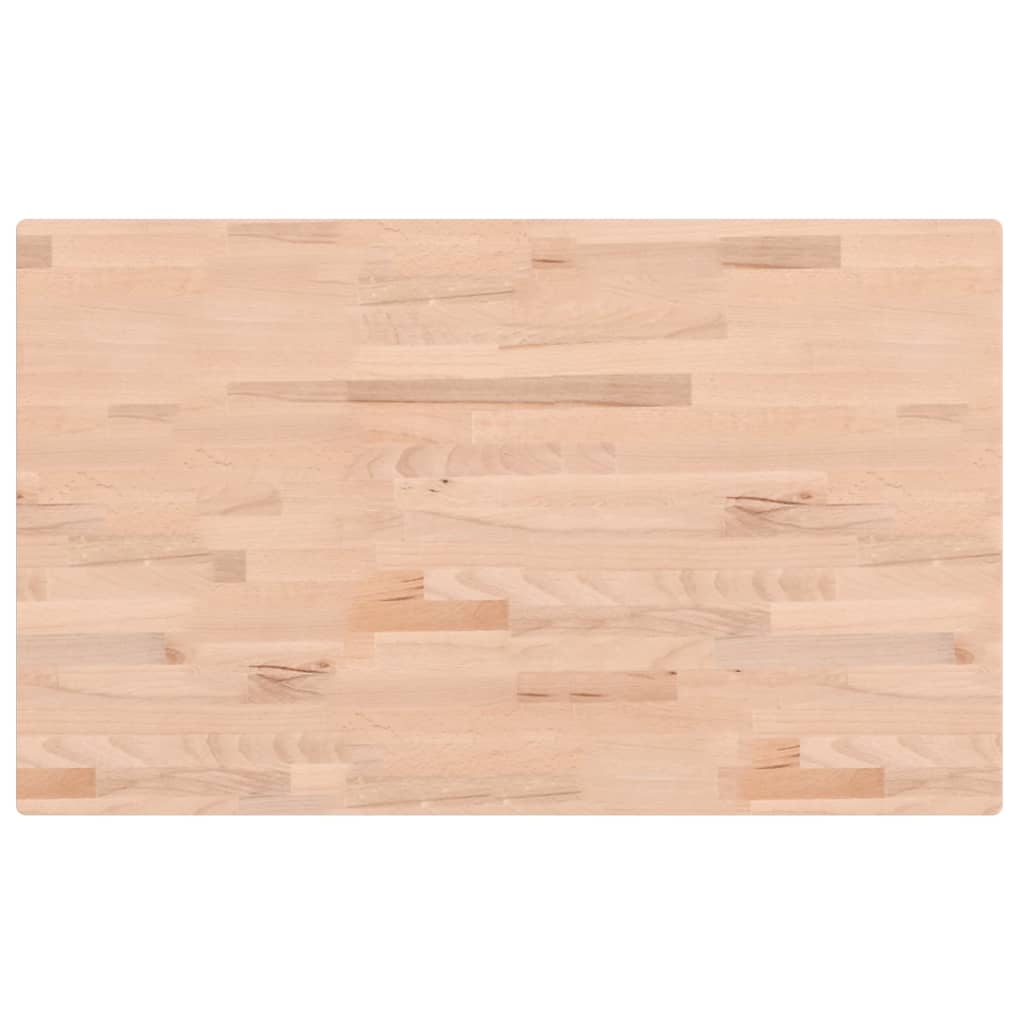 vidaXL Blat do łazienki, 100x60x2,5 cm, lite drewno bukowe