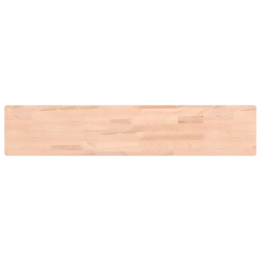 vidaXL Półka ścienna, 100x20x4 cm, lite drewno bukowe