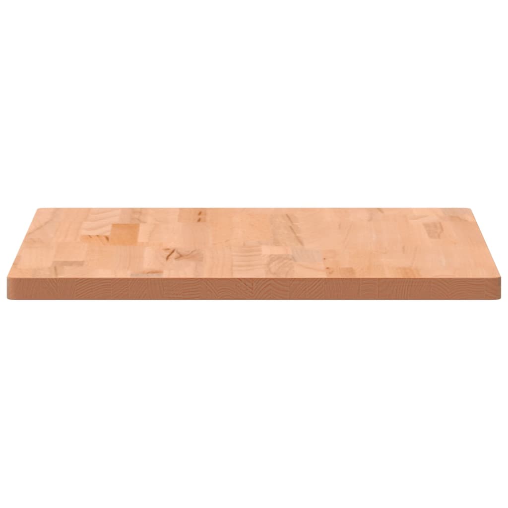 vidaXL Blat do biurka, 80x55x2,5 cm, lite drewno bukowe