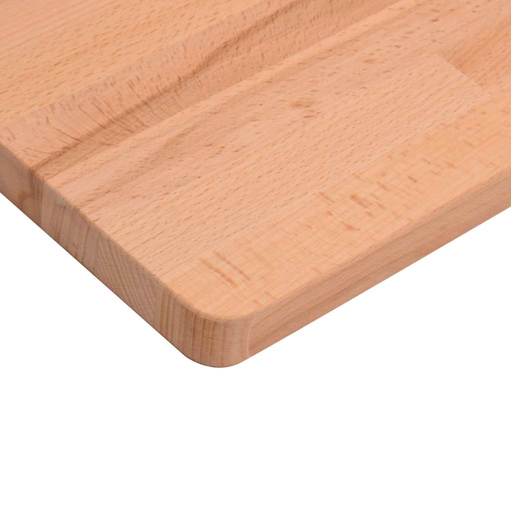 vidaXL Blat do biurka, 115x55x2,5 cm, lite drewno bukowe