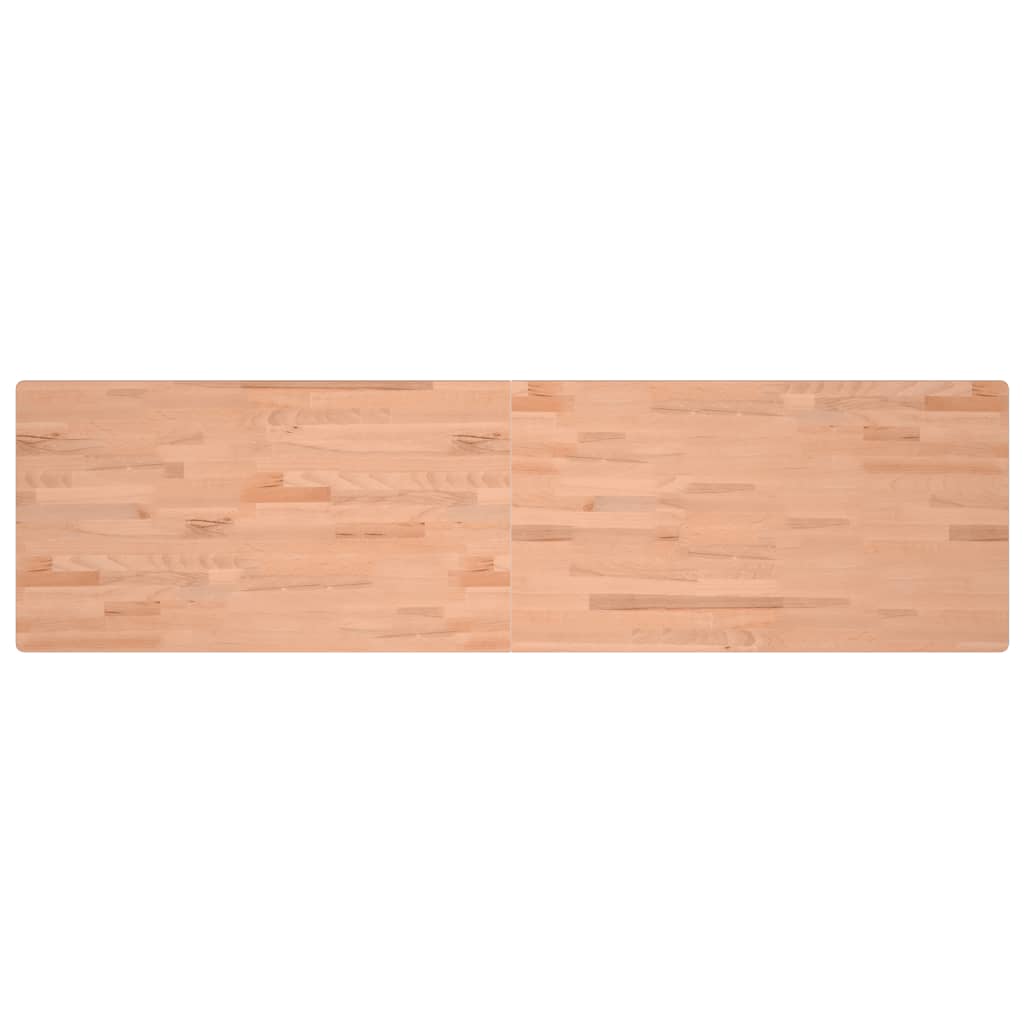 vidaXL Blat do biurka, 200x55x2,5 cm, lite drewno bukowe