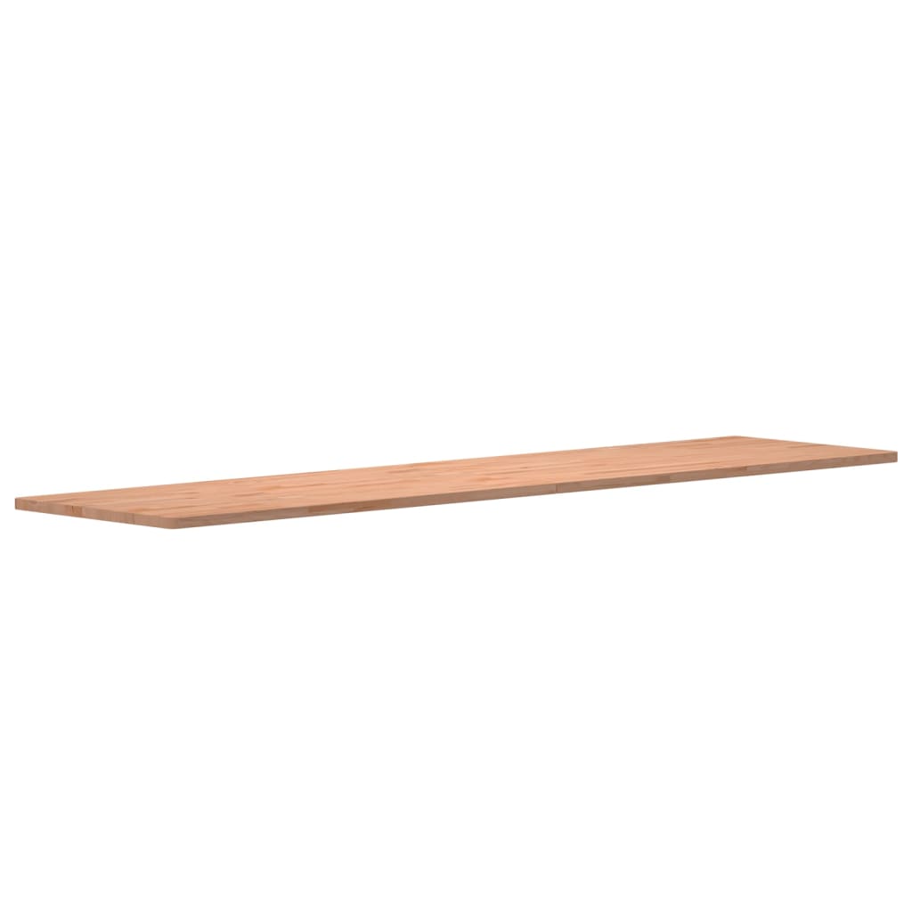 vidaXL Blat do biurka, 220x55x2,5 cm, lite drewno bukowe