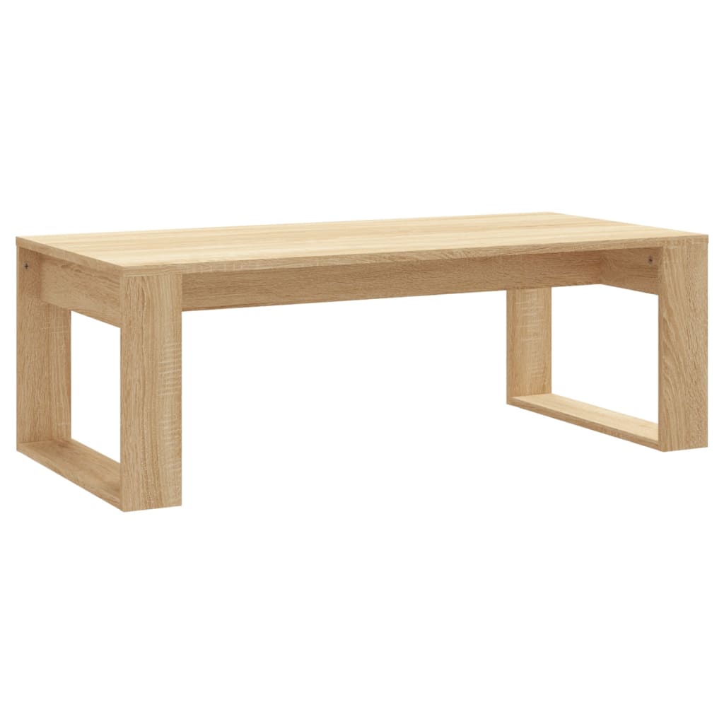 vidaXL Stolik kawowy, dąb sonoma 102x50x35 cm, materiał drewnopochodny