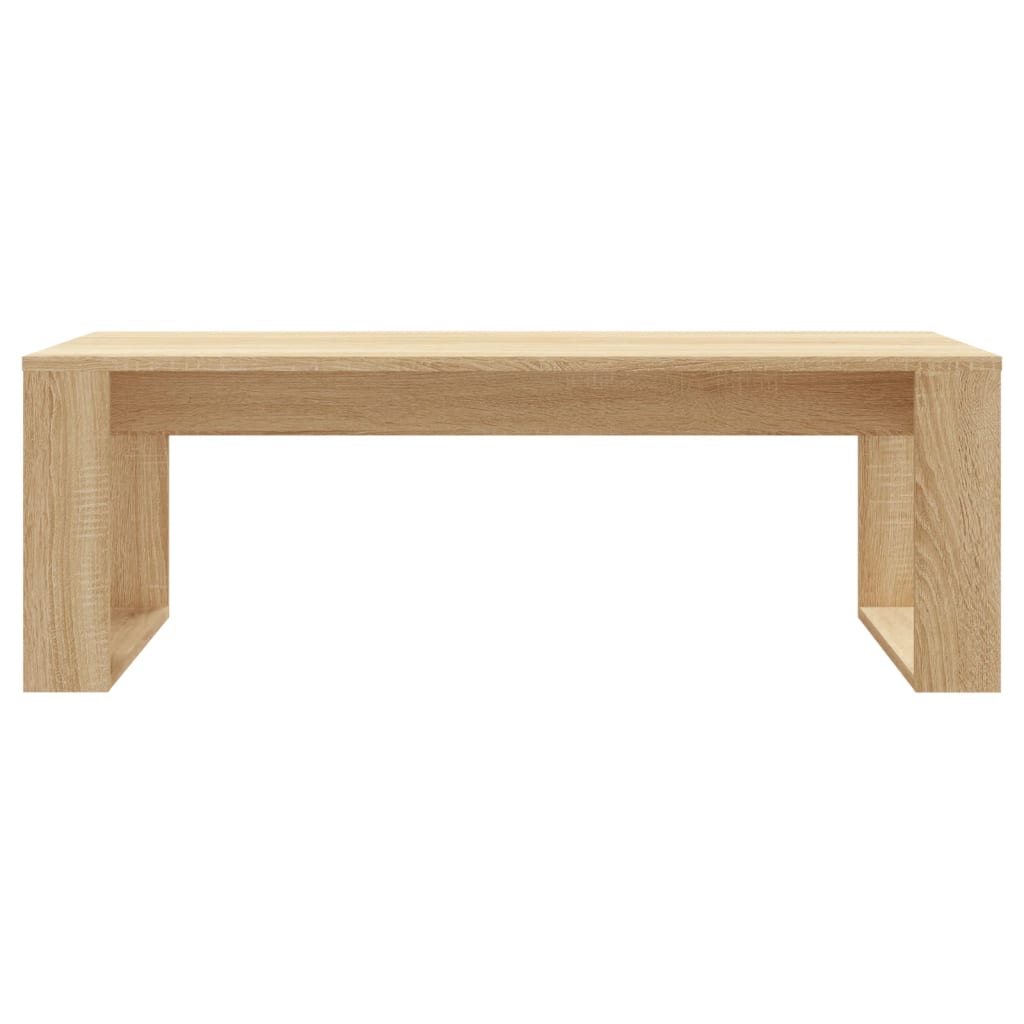 vidaXL Stolik kawowy, dąb sonoma 102x50x35 cm, materiał drewnopochodny