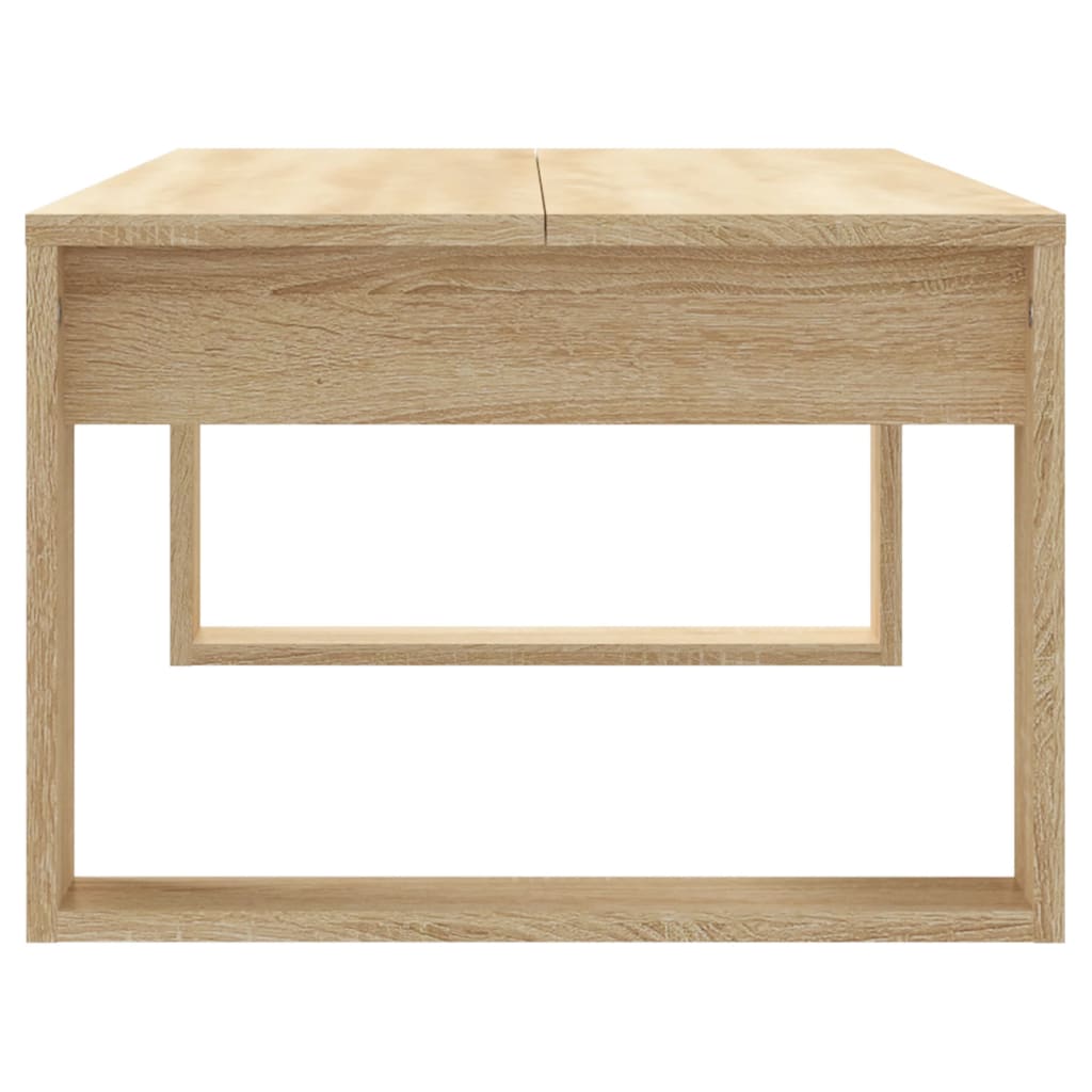 vidaXL Stolik kawowy, dąb sonoma 102x50x35 cm, materiał drewnopochodny