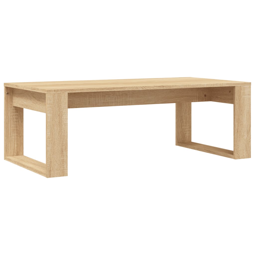 vidaXL Stolik kawowy, dąb sonoma 102x50x35 cm, materiał drewnopochodny