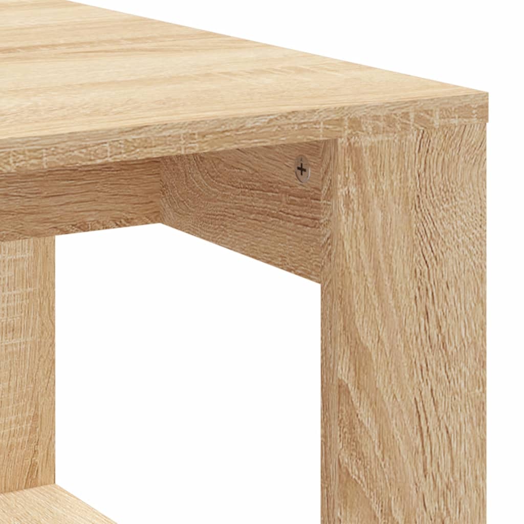 vidaXL Stolik kawowy, dąb sonoma 102x50x35 cm, materiał drewnopochodny