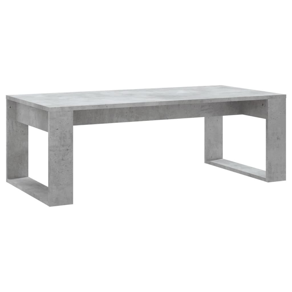 vidaXL Stolik kawowy, szarość betonu, 102x50x35 cm