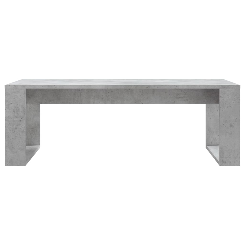 vidaXL Stolik kawowy, szarość betonu, 102x50x35 cm