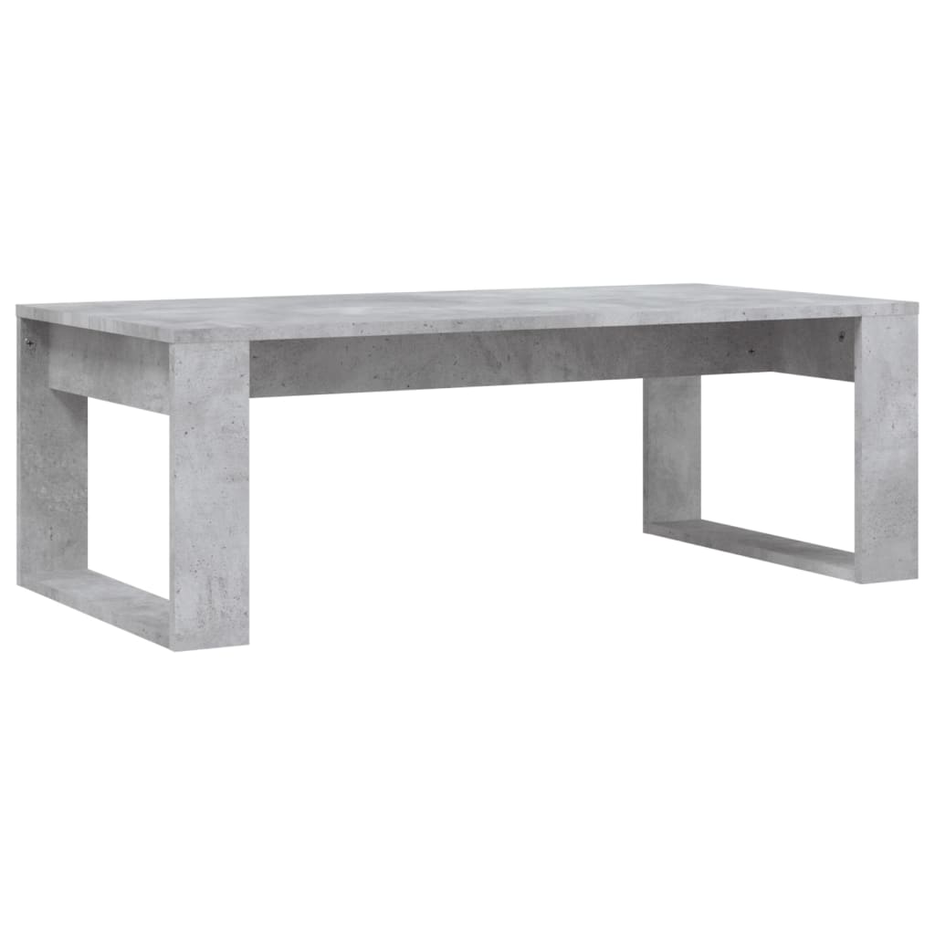 vidaXL Stolik kawowy, szarość betonu, 102x50x35 cm