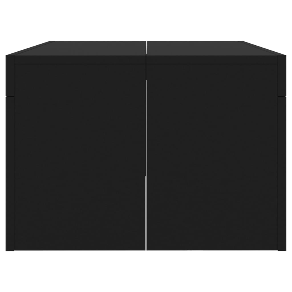vidaXL Stolik kawowy, czarny, 102x50x36 cm, materiał drewnopochodny