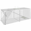 vidaXL Pułapka na zwierzęta 64,5x25x26,5 cm Ocynkowana żelazo