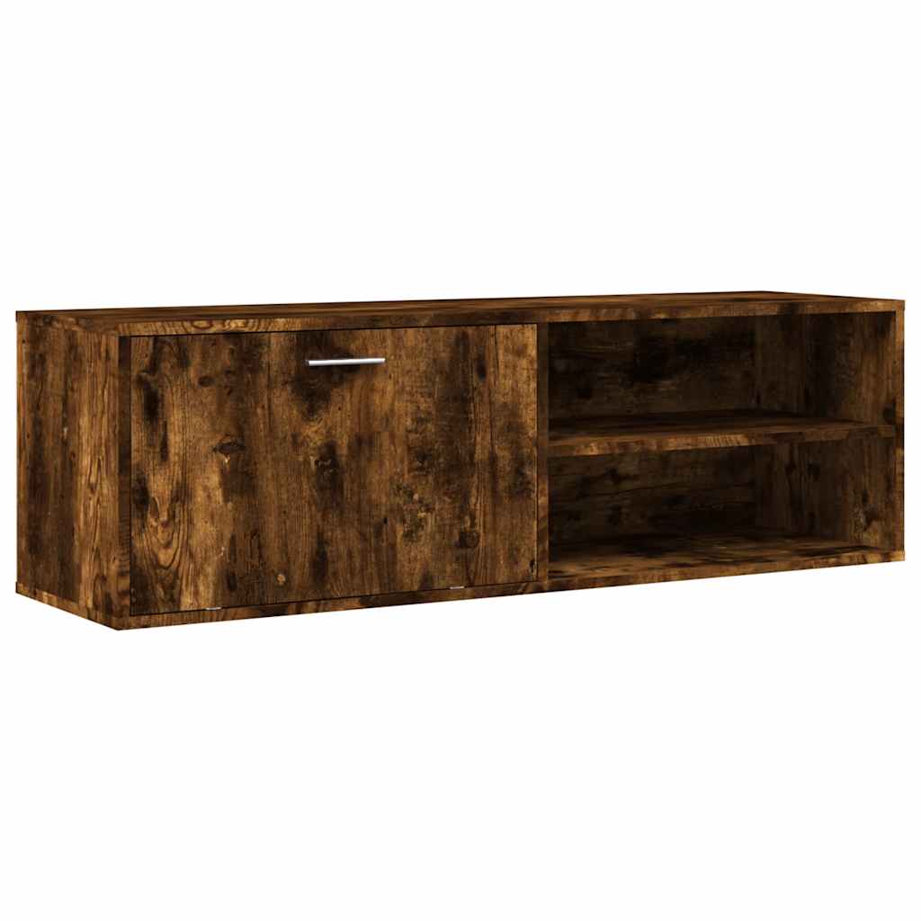 vidaXL Szafka pod TV, przydymiony dąb, 120x34x37 cm