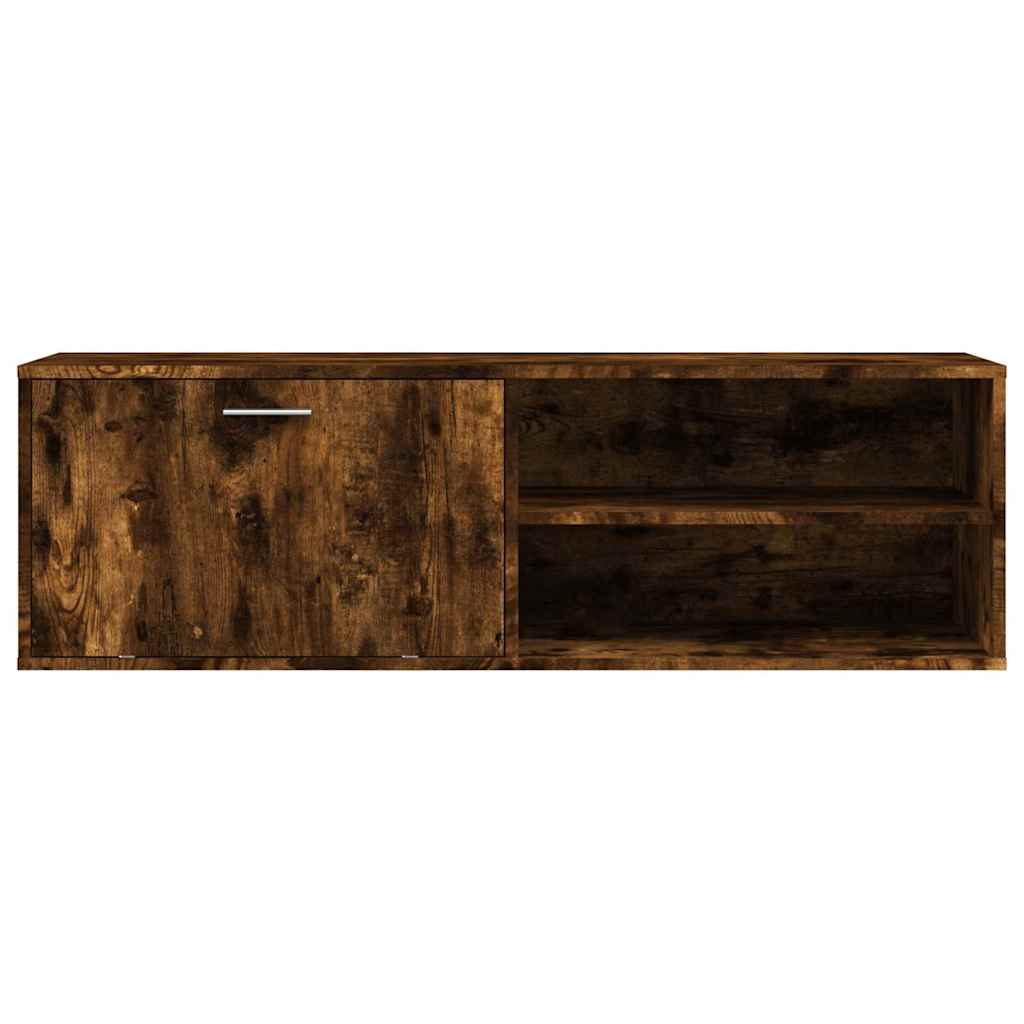 vidaXL Szafka pod TV, przydymiony dąb, 120x34x37 cm