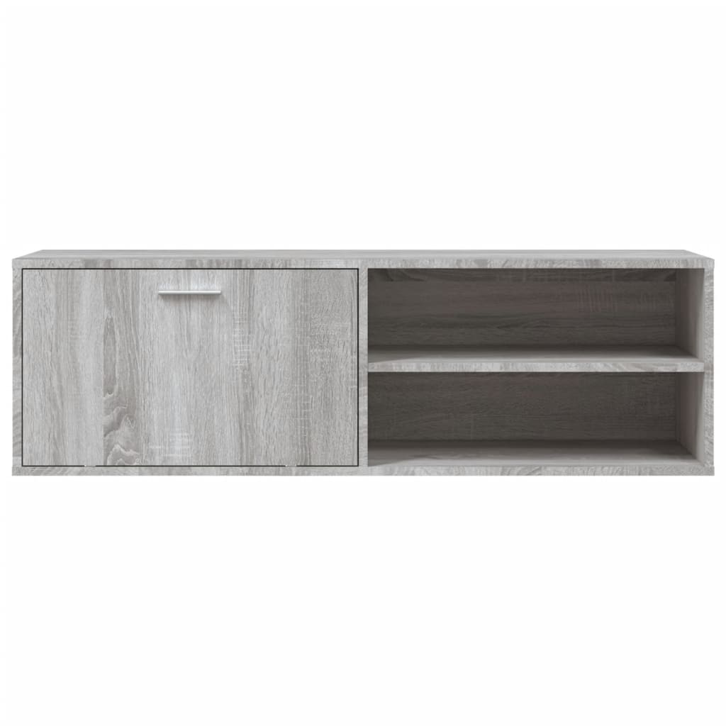 vidaXL Szafka pod TV, szary dąb sonoma, 120x34x37 cm