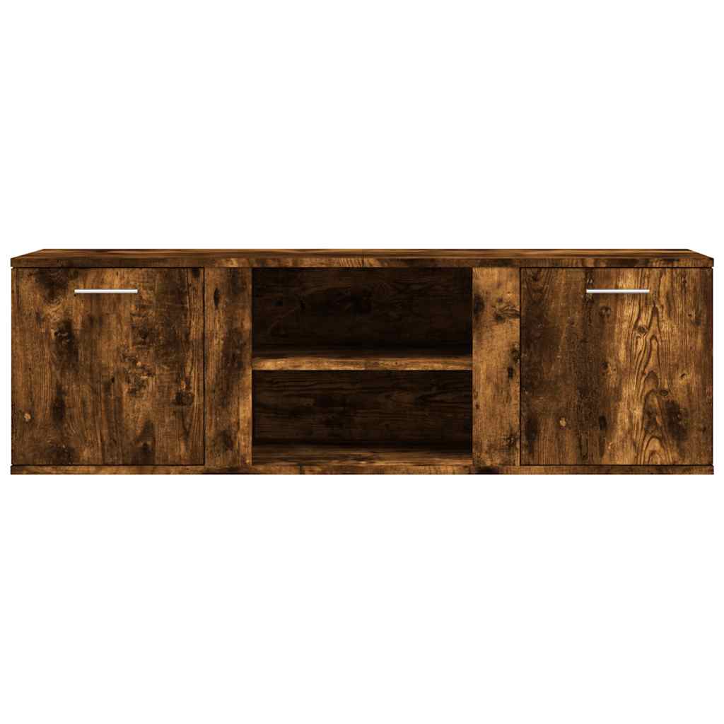 vidaXL Szafka pod TV, przydymiony dąb, 120x34x37 cm