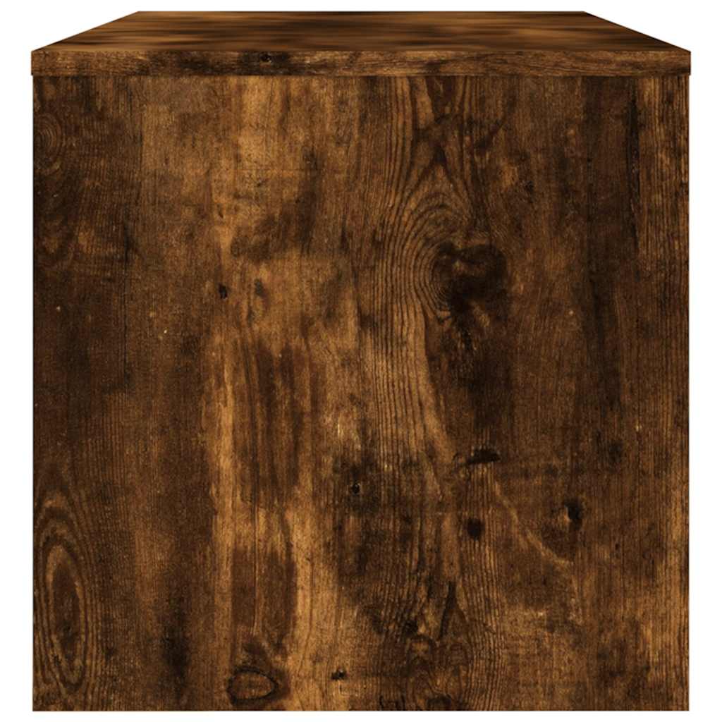 vidaXL Szafka pod TV, przydymiony dąb, 120x34x37 cm