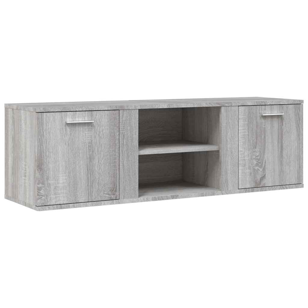 vidaXL Szafka pod TV, szary dąb sonoma, 120x34x37 cm