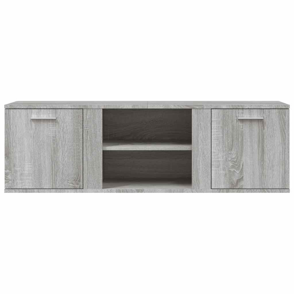 vidaXL Szafka pod TV, szary dąb sonoma, 120x34x37 cm