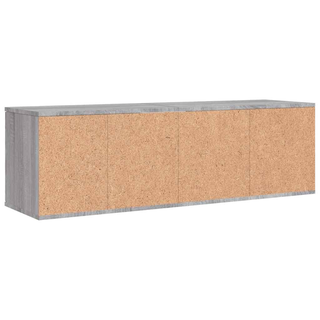 vidaXL Szafka pod TV, szary dąb sonoma, 120x34x37 cm