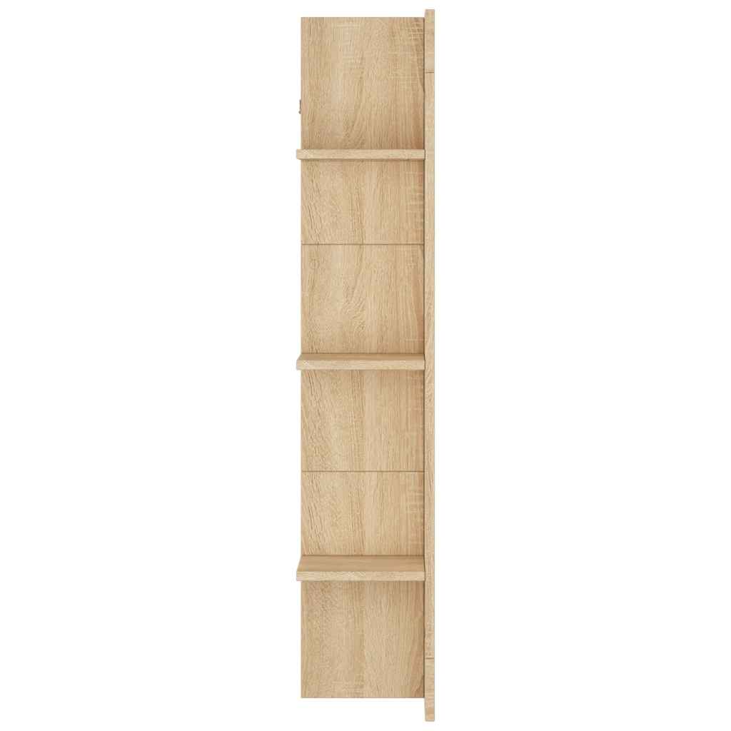 vidaXL Szafka pod telewizor, dąb sonoma, 152x22x113 cm