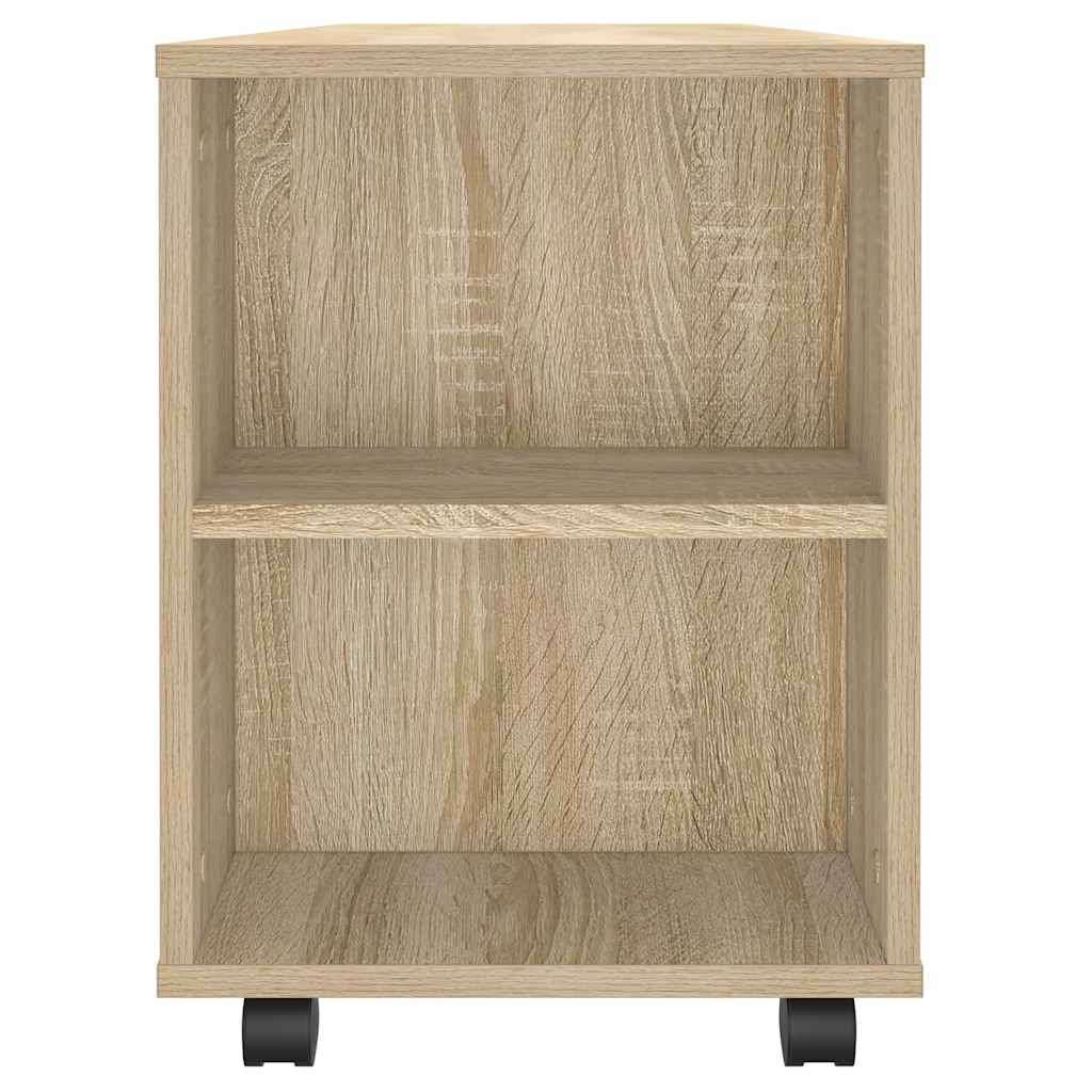 vidaXL Szafka pod TV, dąb sonoma, 102x34,5x43, materiał drewnopochodny