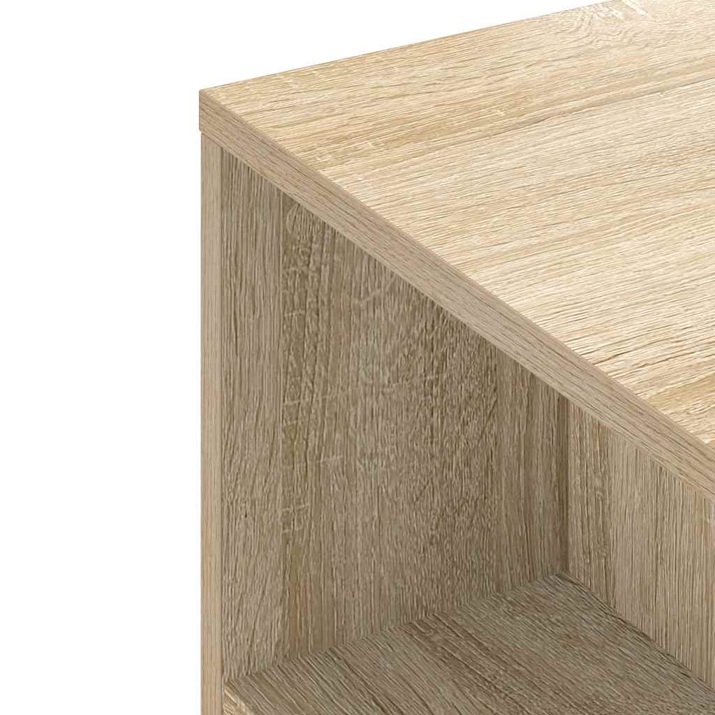 vidaXL Szafka pod TV, dąb sonoma, 102x34,5x43, materiał drewnopochodny