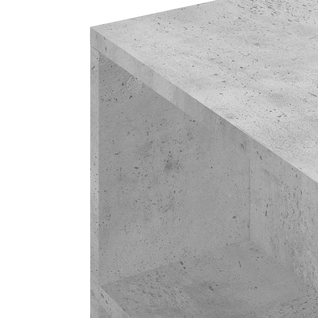 vidaXL Szafka pod TV, szarość betonu, 102x34,5x43 cm