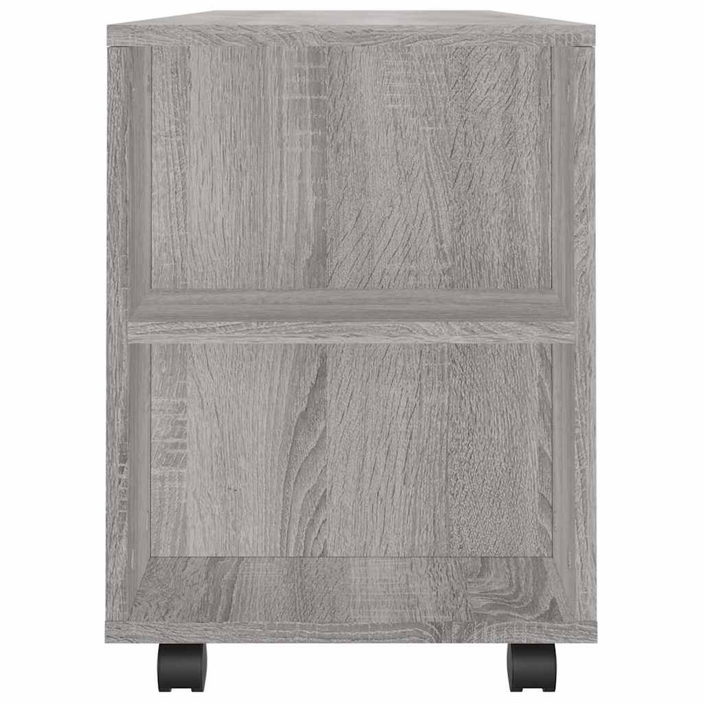 vidaXL Szafka pod TV, szary dąb sonoma, 102x34,5x43 cm